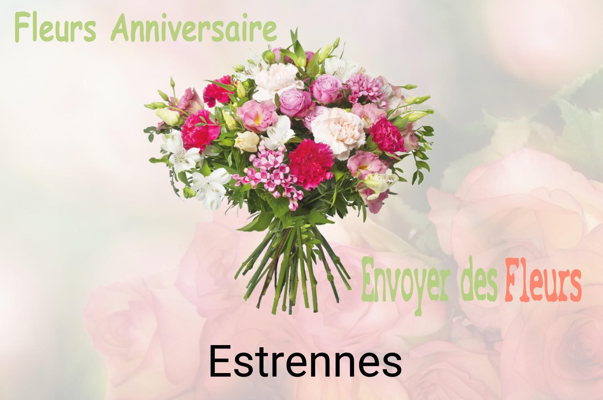 Bouquet de fleurs d’anniversaire livré à Estrennes